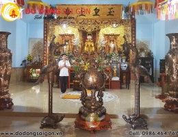 Nội thất điện thờ Đức Trọng Lâm Đồng