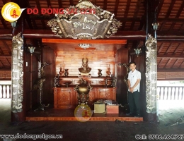 Nội thất nhà thờ vua Hùng tại Long Khánh Đồng Nai