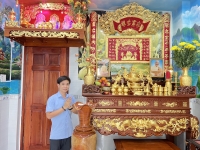 Phòng thờ dát vàng đẹp nhất Sài Gòn - Đồ Đồng Sài Gòn