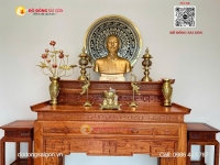 Lắp đặt phòng thờ Chủ tịch Hồ Chí Minh tại Ngân hàng BIDV Quận 3, Sài Gòn 