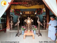 Nội thất điện thờ tại Đức Trọng tỉnh Lâm Đồng