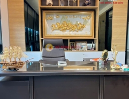 Tranh Mã Đáo Thành Công Bằng Đồng Dát Vàng 24k 