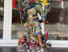 Tượng Quan Công Ngũ Sắc Cao 68cm