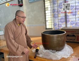 Đúc Chuông Thỉnh Bằng Đồng Đỏ Bán Tại Sài Gòn