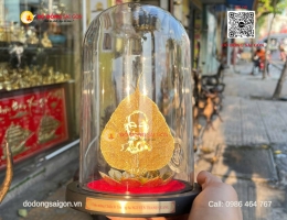 Lá Bồ Đề Khắc Chân Dung Bác Hồ