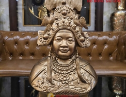 Đúc tượng bà chúa xứ bằng đồng cao 45 cm