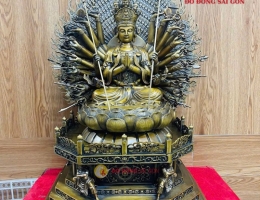 Tượng Phật Thiên Thủ Thiên Nhãn bằng đồng cao 69cm – Tác phẩm nghệ thuật tâm linh cao cấp