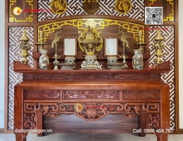 Nội Thất Phòng Thờ Cho Cơ Quan Đơn Vị Nhà Nước Trang Nghiêm, Chuẩn Mực