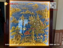 Tranh Đồng Sơn Thủy Hữu Tình Treo Phòng Khách