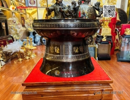 Trống đồng khảm ngũ sắc