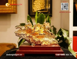 Tượng Bát Mã Truy Phong Bằng Đồng Mạ Vàng 24K Biểu Tượng Tốc Độ, Thành Công Và Thịnh Vượng