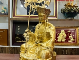 Tượng Địa Tạng Vương Bồ Tát Bằng Đồng Cao 61cm