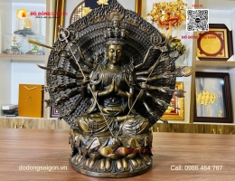 Tượng Phật Trăm Tay Ngàn Mắt Bằng Đồng Tại Sài Gòn