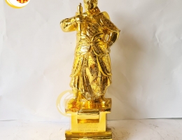 Mẫu Tượng Trần Quốc Tuấn mạ vàng cao 70cm Bán Tại Hồ Chí Minh